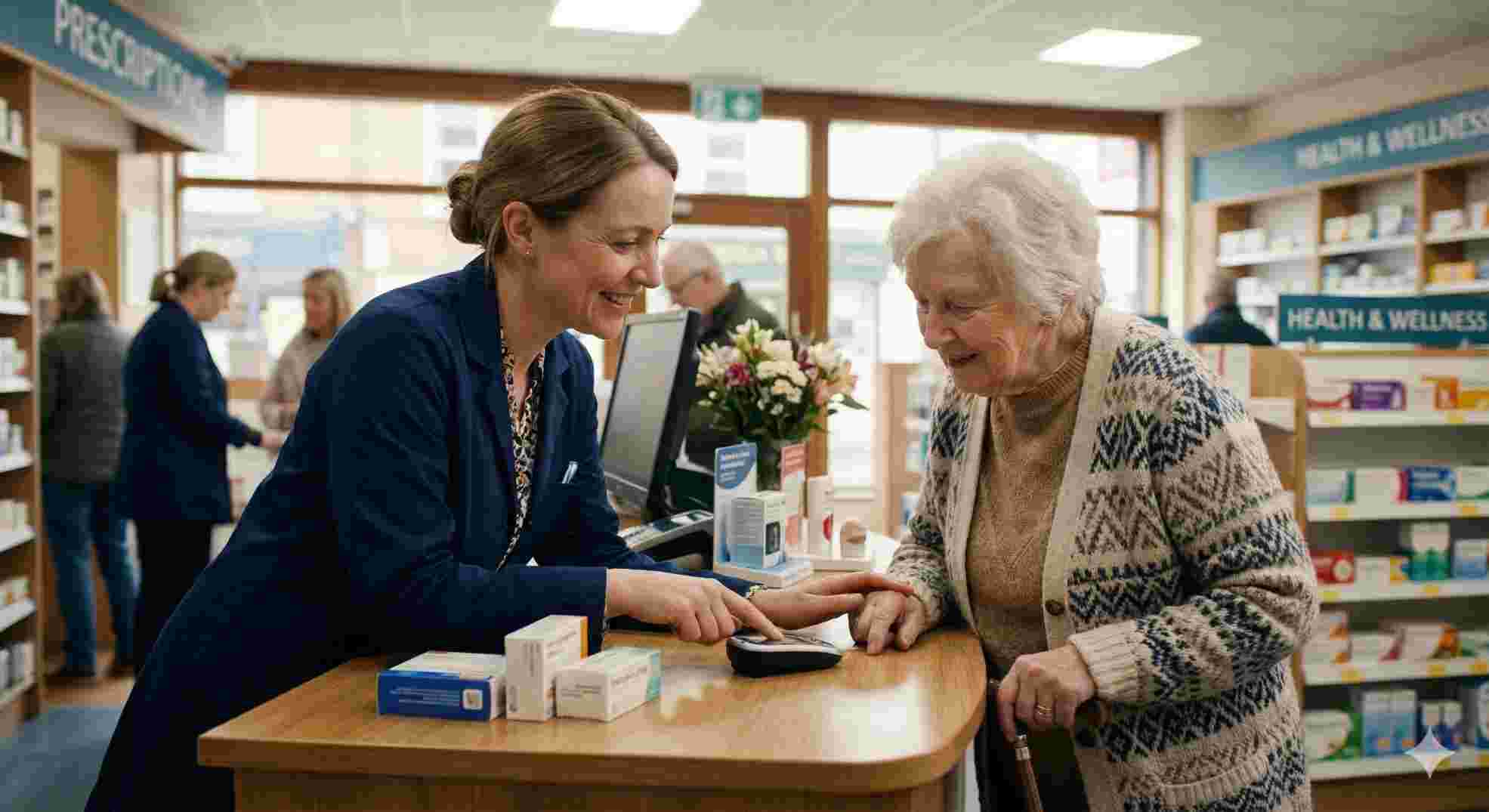 DME supplier explaining the abbott diabetes news to a concerned patient