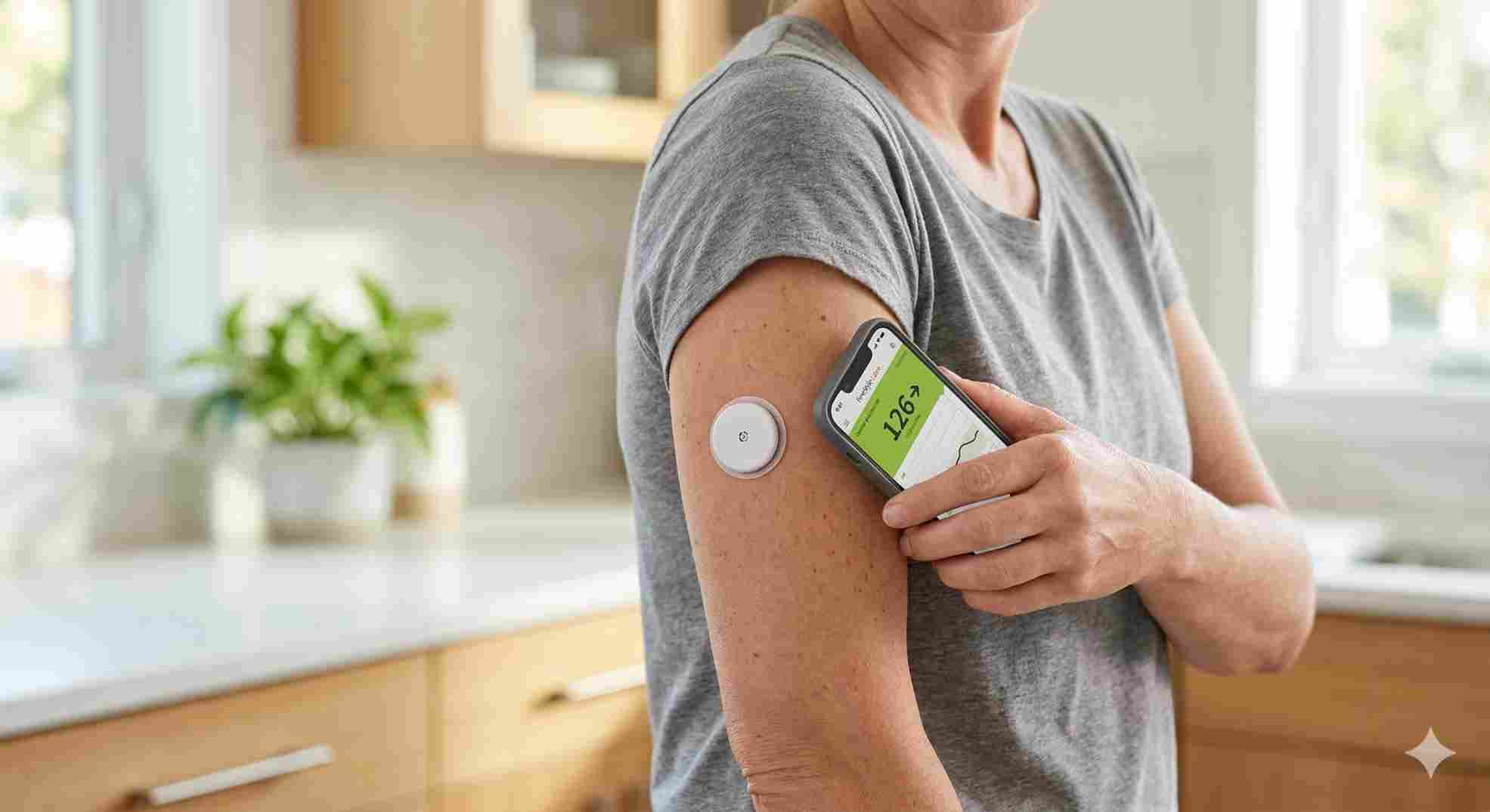 Patient scanning sensor to check freestyle libre 3 price and glucose readings