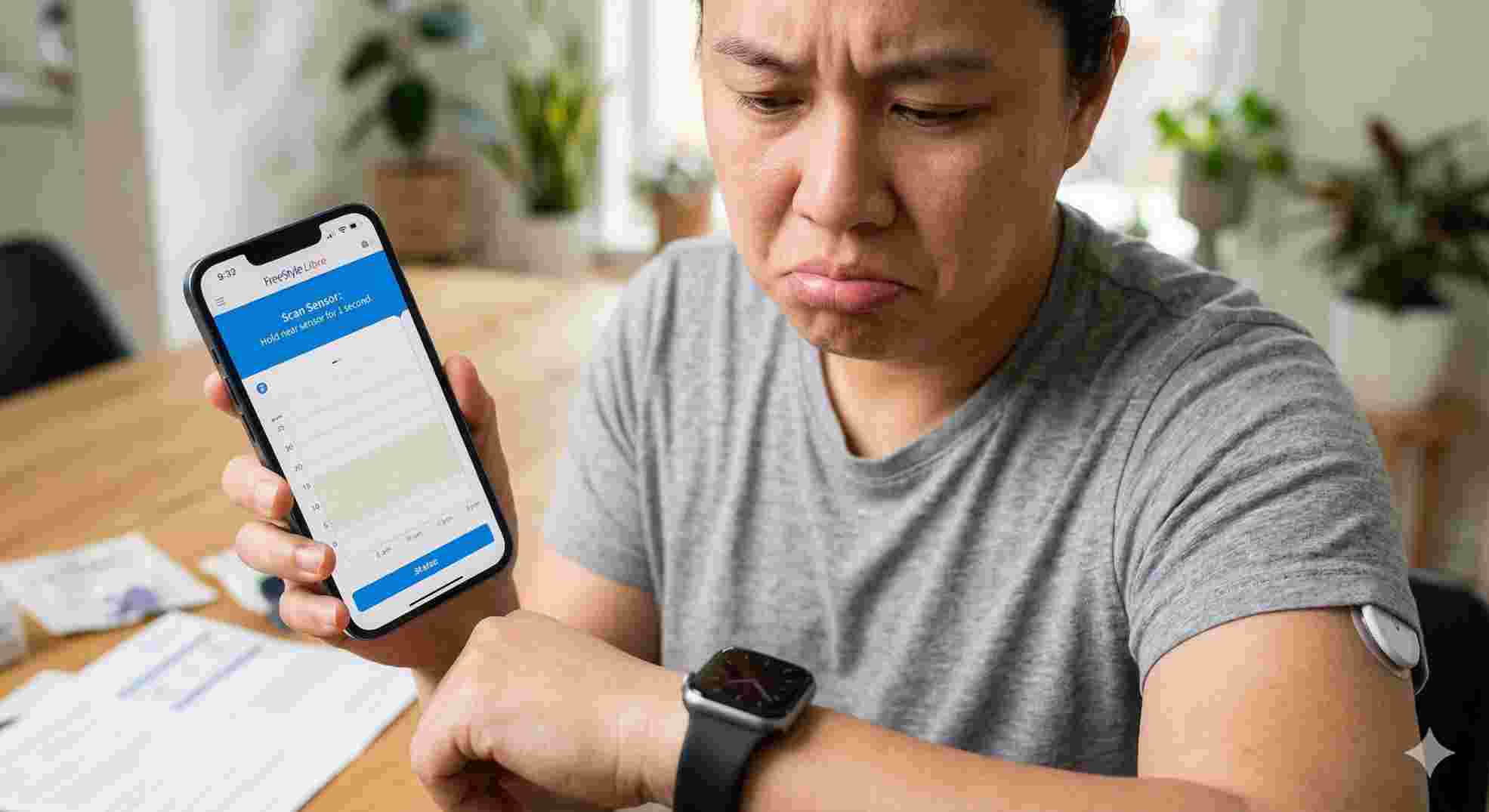 Patient struggling with initial libre 3 plus apple watch setup
