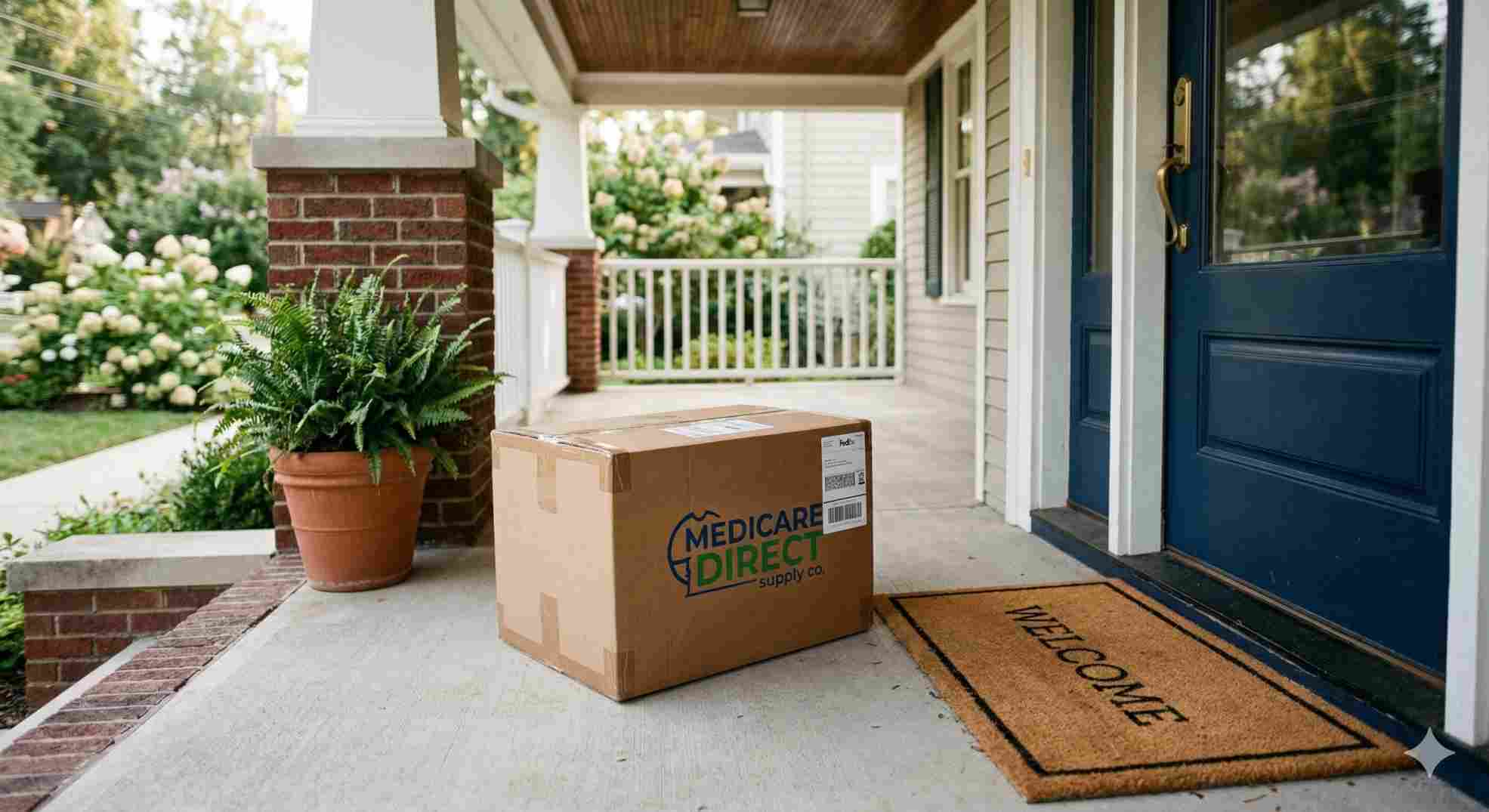 home delivery of a flash glucose sensor kit