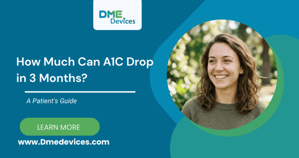 how much can a1c drop in 3 months